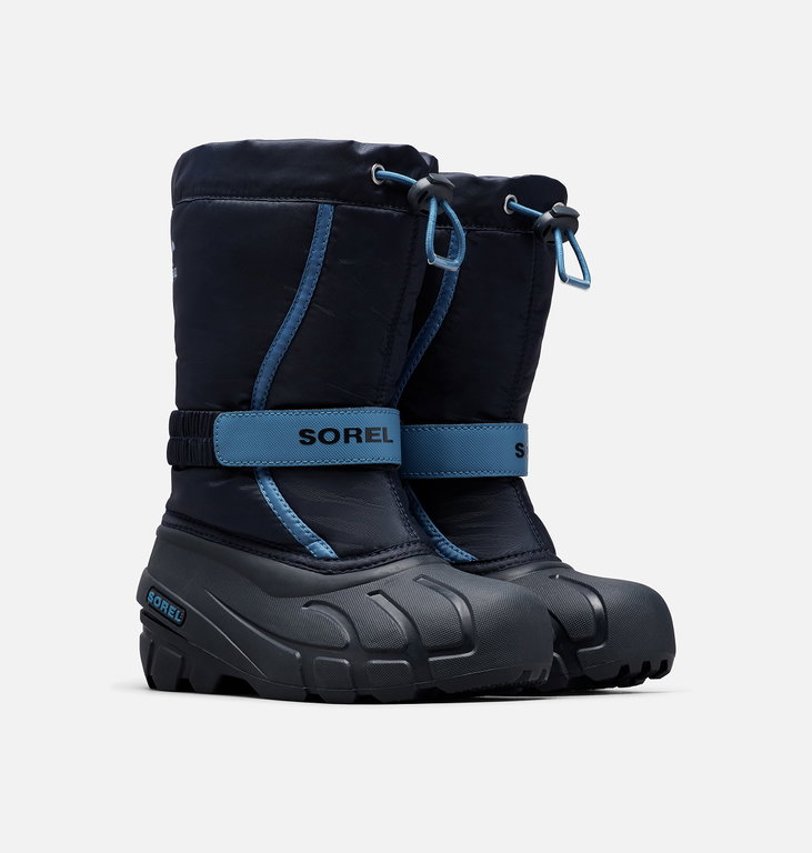 Sorel winter shoes Flurry navy blue kids